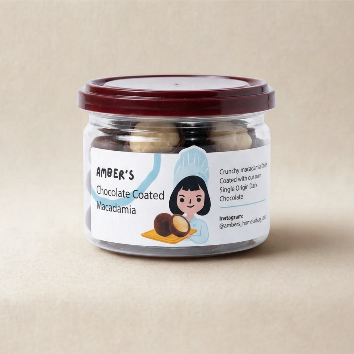 Macadamia Coated Dark Chocolate