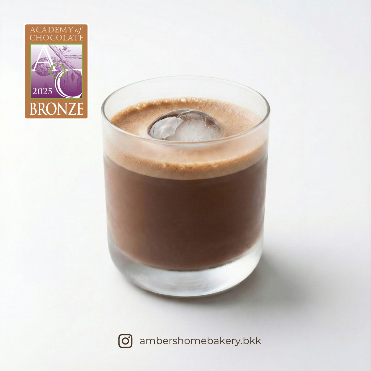 Chilled Dark Hazelnut Chocolate Drink