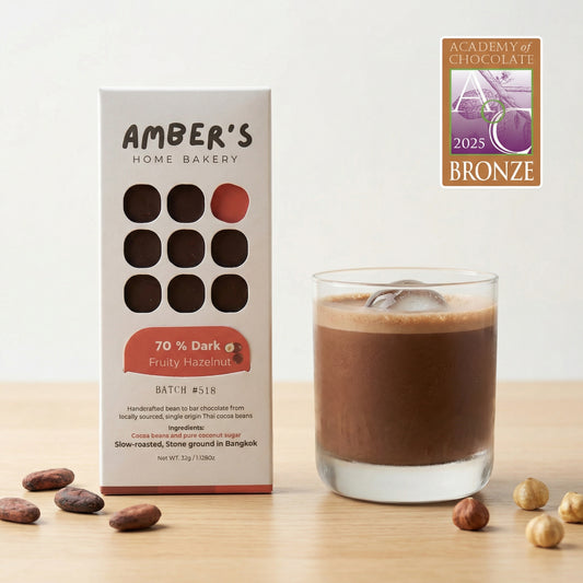 Chilled Dark Hazelnut Chocolate Drink